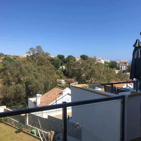 Apartamento 2 En Chalet Con Vista Abierta Al Mar Malaga Exterior photo